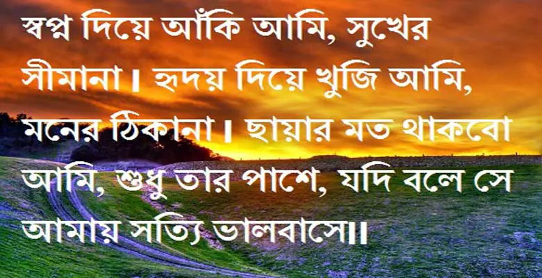 bengali love shayari image