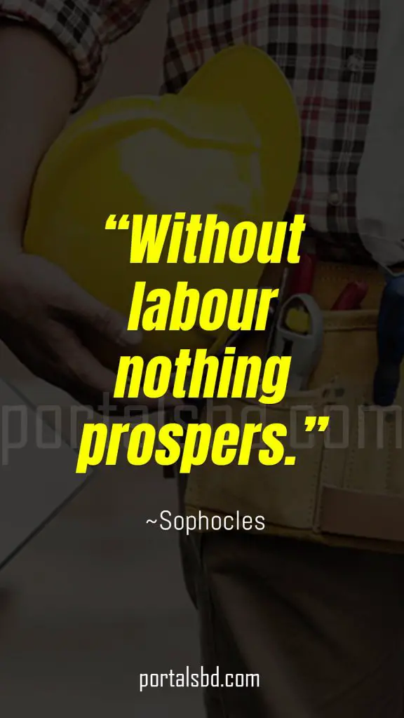 May day Captions for Instagram with Quotes about Labor work and Success