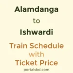 Alamdanga to Ishwardi Train Schedule with Ticket Price