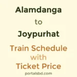Alamdanga to Joypurhat Train Schedule with Ticket Price