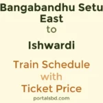 Bangabandhu Setu East to Ishwardi Train Schedule with Ticket Price