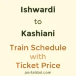 Ishwardi to Kashiani Train Schedule with Ticket Price
