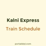 Kalni Express Train Schedule