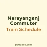 Narayanganj Commuter Train Schedule