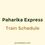 Paharika Express Train Schedule