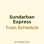 Sundarban Express Train Schedule