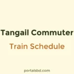 Tangail Commuter Train Schedule
