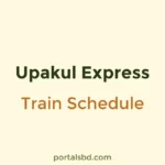 Upakul Express Train Schedule